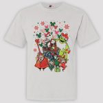 Characters Squad Tea Cup Balloon Christmas T-Shirt