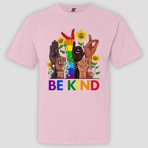 LGBT Be Kind Sign Language Shirt, LGBT Pride