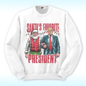 Santa's Favorite President Trump Shirt 2024