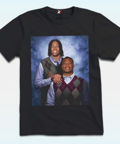 David Montgomery Jahmyr Gibbs Step Brothers Football Shirt