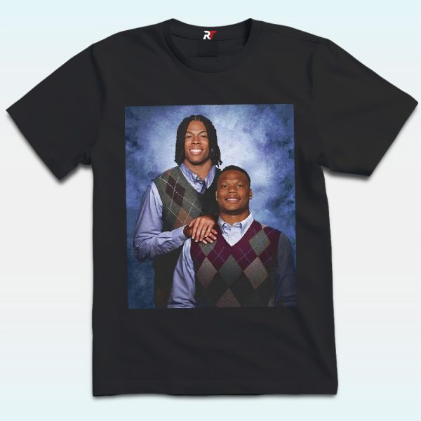 David Montgomery Jahmyr Gibbs Step Brothers Football Shirt