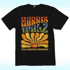 Harris Walz For A Brighter Tomorrow Shirt LGBTQIA Rainbow