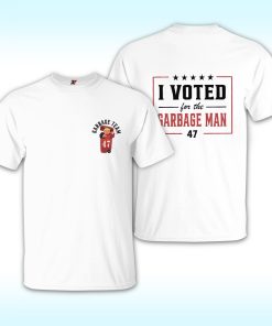 I Voted For The Garbage Man Trump Shirt