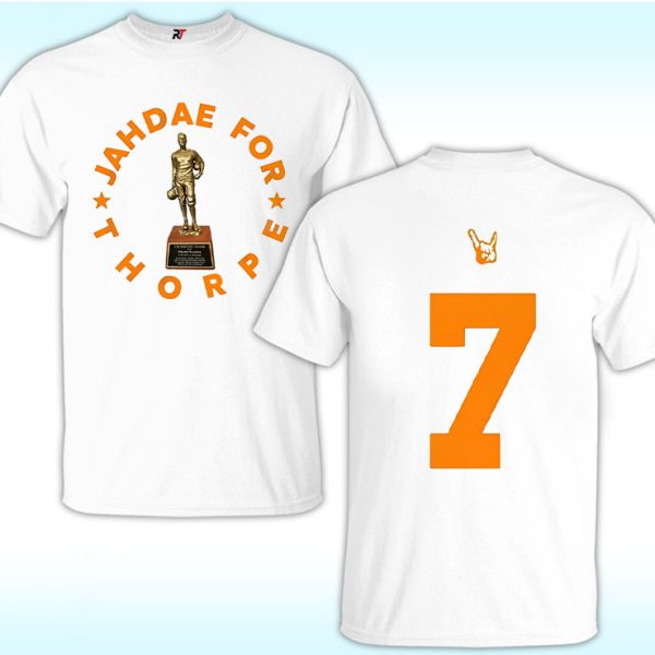 Jahdae For Thorpe Texas Longhorns T Shirt