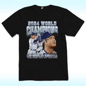 Los Angeles Baseball 2024 World Champions Ohtani Freeman & Betts Shirt