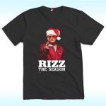 Rizz The Season Trump Christmas Santa Pajama Rizzmas T Shirt