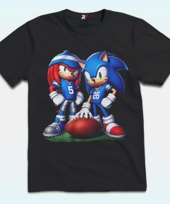 Sonic and Knuckles, Detroit Lions Football Shirt