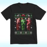 Trump Dance Elf Santa Christmas Ugly Sweater Xmas T Shirt