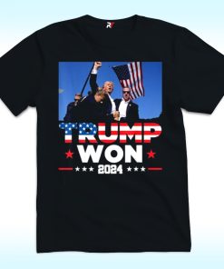 Trump Won 2024 Get Over It 47th US President Shirt