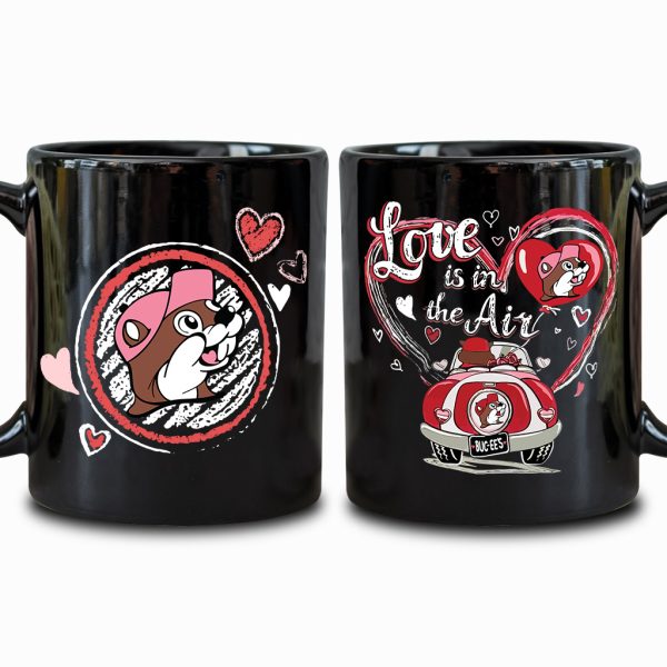 Buc-Ee's Valentine's Mug 2025, Love is in the Air