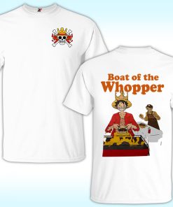 Burger King One Piece Shirt, Boat Of The Whopper Luffy And Sanji