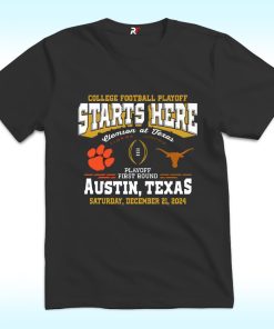 Clemson Tigers vs Texas Longhorns College Football Playoff 2024 Shirt