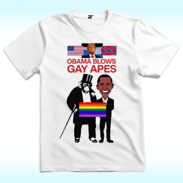 Donald Trump Obama Blows Gay Apes Shirt