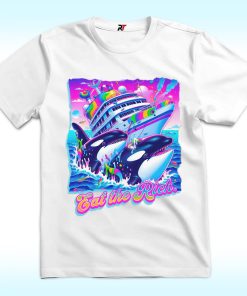 Eat the Rich Shirt, 90s Orca Funny Whale Yacht