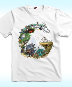 Ghibli Hayao Miyazaki Shirt, Dragon Anime