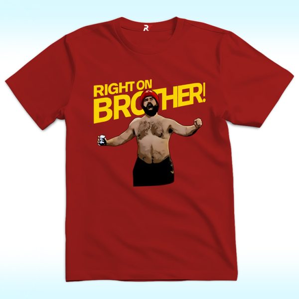 Jason Kelce Right On Brother Chiefs Super Bowl Shirt