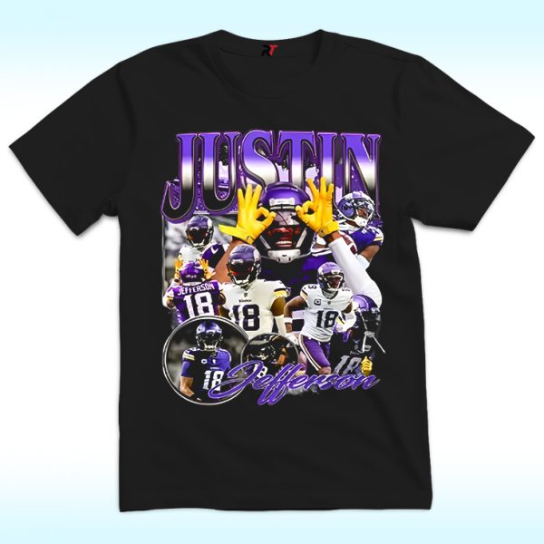 Justin Jefferson Wide Receiver Minnesota Vikings Shirt