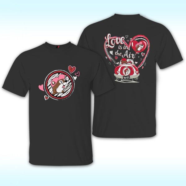 Buc-ee's Love is in the Air Valentine's Shirt 2025