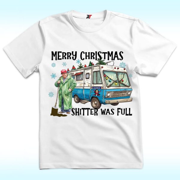 Merry Christmas Shitter Was Full Sweatshirt