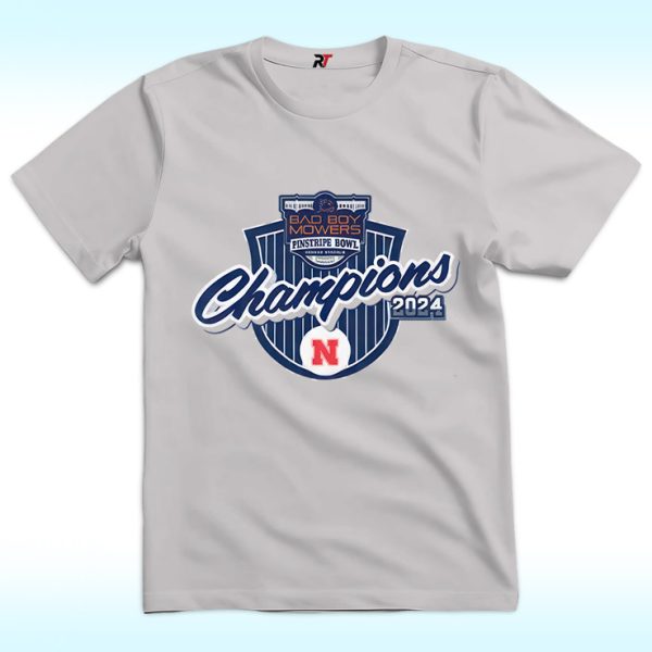 Nebraska Cornhuskers Pinstripe Bowl Champions Shirt