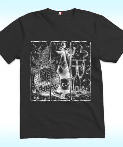 New Year 2025 Disco Ball Champagne Shirt