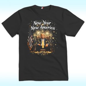 New Year New America 2025 Donald Trump Shirt