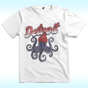 Octopus Detroit Red Wing Shirt