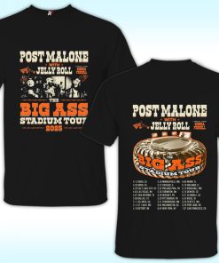 Post Malone with Jelly Roll, Big Ass Stadium Tour 2025 Shirt