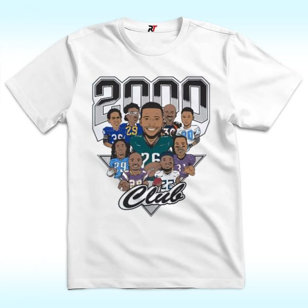 Saquon Barkley 2000 Yards Club Shirt