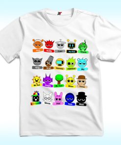 Sprunki All Characters, Oren, Ruddy, Clukr,...Shirt