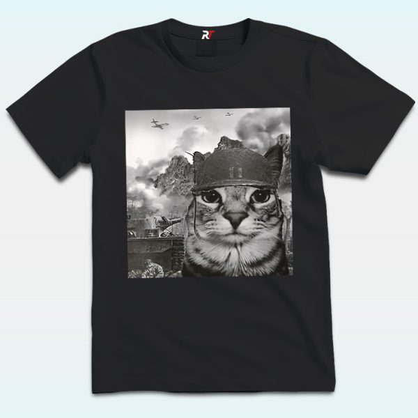 War Cat In The Battlefield Shirt