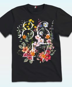 8647 With Flowers Shirt, Subtle Anti Trump