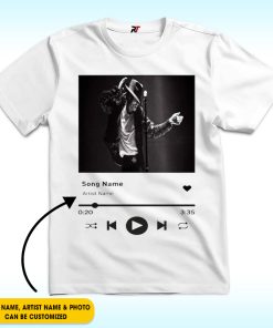 Custom Song Name And Photo Shirt