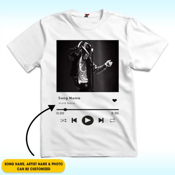 Custom Song Name And Photo Shirt