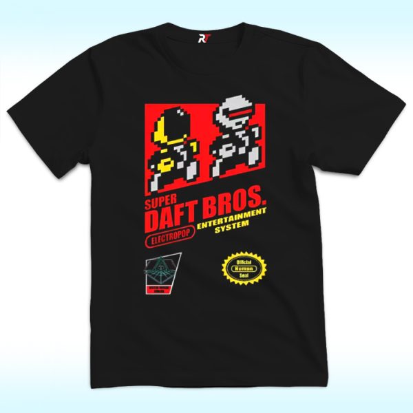 Daft Punk X Super Mario Shirt, Daft Bros