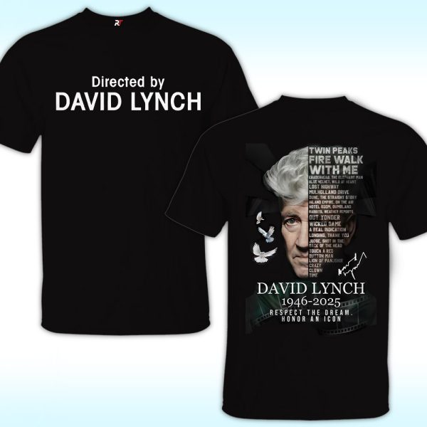 Directed By David Lynch Shirt, Twin Peaks Fire Walk With Me 1946-2025