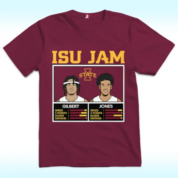 ISU Jam Keshon Gilbert And Curtis Jones Iowa State Cyclones Shirt