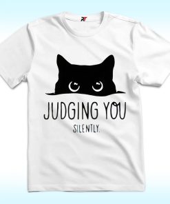 Judging You Silently Cat Shirt