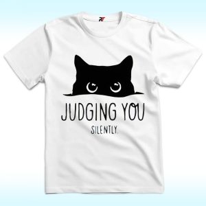 Judging You Silently Cat Shirt