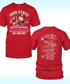 Ohio State 2025 CFP National Championship Go Bucks Shirt