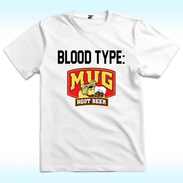 Pit Bull Root Beer Blood Type Mug Shirt