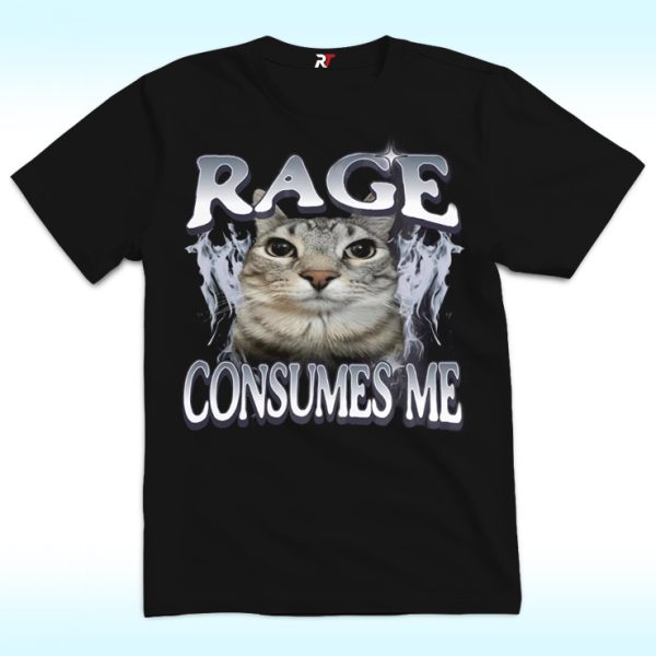 Rage Consumes Me Cat Shirt