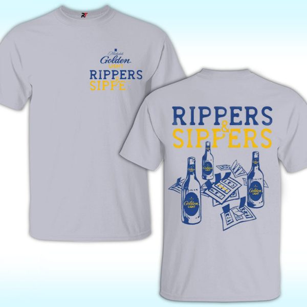 Rippers And Sippers Michelob Golden Light Beer Shirt