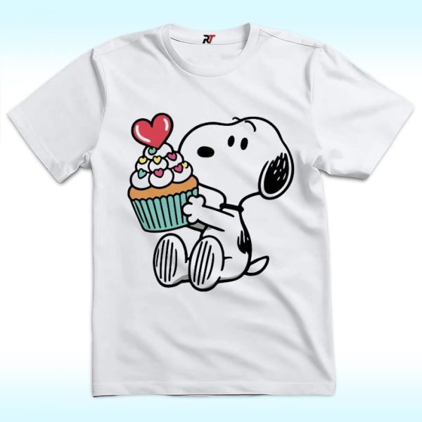 Snoopy Heart Cupcake Valentine Shirt