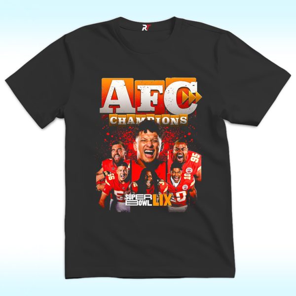 AFC Champs Super Bowl LIX Shirt, Kansas City Chiefs