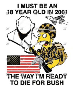 Bart Simpson The Way Im Ready To Die For Bush Watermark