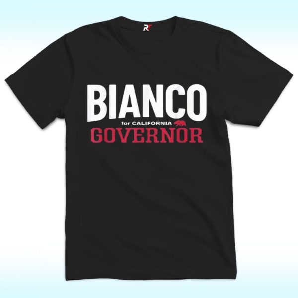 Chad Bianco for California Governor 2026 shirt