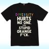Diversity Hurts No One You Stupid Orange Fuck Shirt