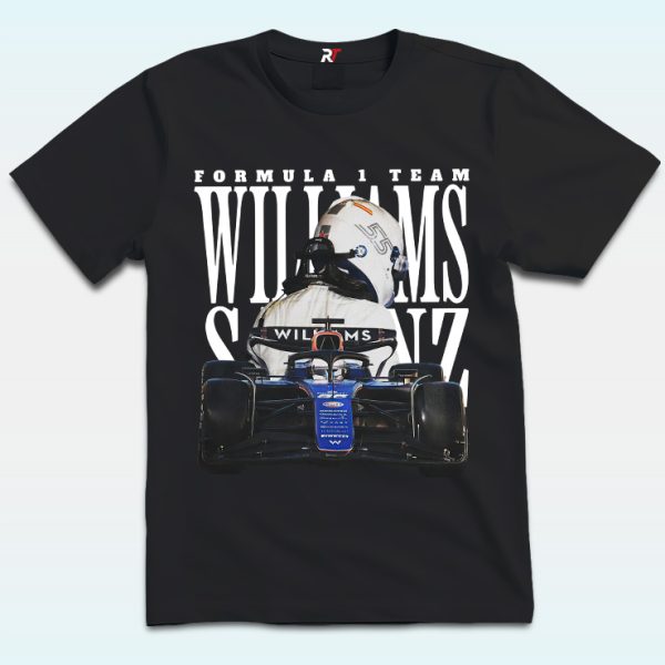 Formula 1 Team Carlos Sainz Williams F1 Shirt