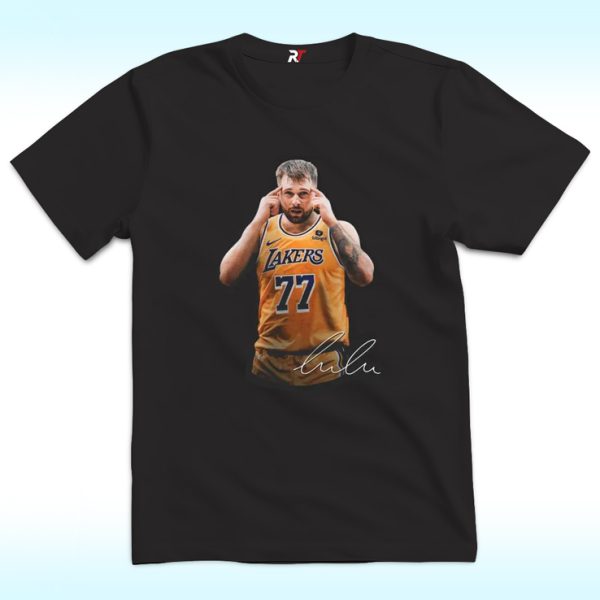 Luka Doncic Los Angeles Lakers Shirt With Signature